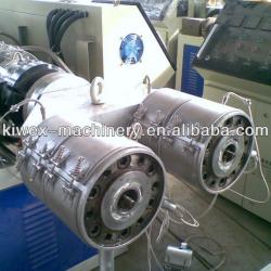 PVC double pipe extrusion line