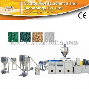 PVC plastic pelletizing making machine (hot cutting)