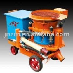 PZ-5 dry-mix shotcrete machine in construction