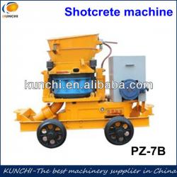 PZ-7 dry mix shotcrete machine with great performance