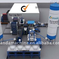 QFT10-15 Automatic Block machine line