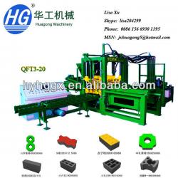 QFT3-20 Fully automatic concrete blocks making machine, Multi- purpose cement brick making machine in saudi arabia