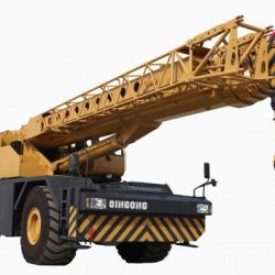 QINGONG brand 70 ton ROUGH TERRAIN CRANE