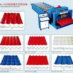 QJ 828-1035 automatic colored glazed roof tile machine China