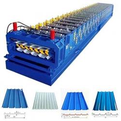 QJ FORWARD Double Layer Roof Panel Roll Forming Machine