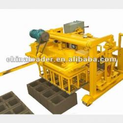 QT40-3A mobile hollow cement cement brick maker machine