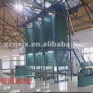 QX 20/40 heads fiberglass sleeves coating machine