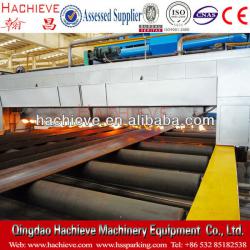 QXY4500 steel plate shot blasting painting line Namely steel plate shot blasting and painting machine