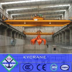 QZ double girder overhead crab bucket crane lifting bulk cargo