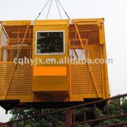 Rack and pinion construction hoist