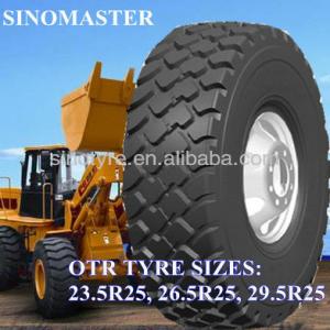 Radial loaders tyres, dozers tyes, OTR tyres 20.5R25 23.5R25 26.5R25 with Quality warranty; China golden tyr supplier