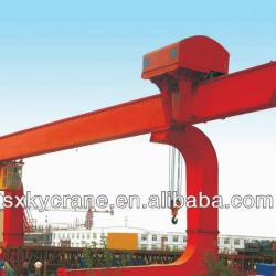 Rail mounted gantry crane with trolley hook(5~32T)