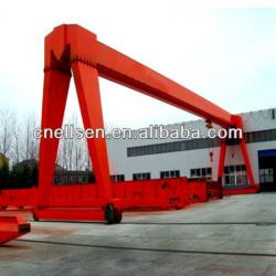 rail-mounted semi goliath overhead gantry crane,Heavy duty electric semi gantry crane goliath crane,BMH Semi Gantry Cranes