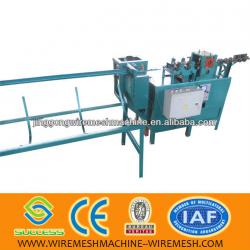 Razor wire straighting and cutting machine