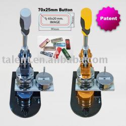 Rectangle shape button making machine