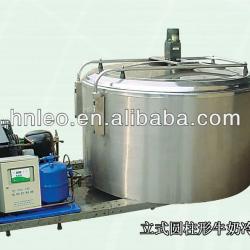 Refrigerated stainless steel 304 vertical/horizontal milk cooling tank milk receiving milk storage insulation cooler