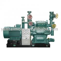 Refrigeration piston compressor