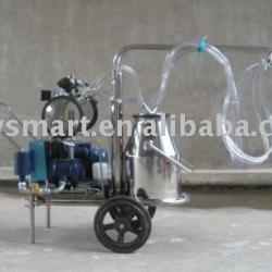 removable milking machine for cow or goat