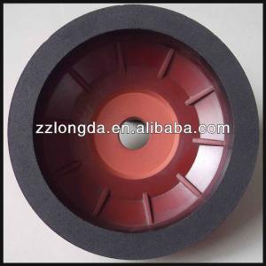 Resin wheel for glass edge machine