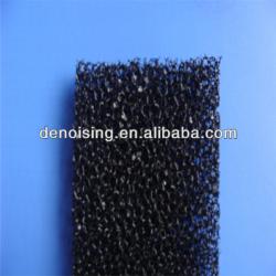 reticulated black sponge filter foam