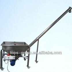 Rice Granule Screw Conveyor With Vibrating Hopper