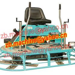 ride-on power trowel machine