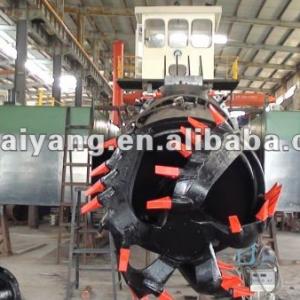 river sand dredge boat underwater 20m