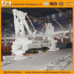 Robot for clay brick making production line / automatic stacking system for clay brick project / clay brick making machine