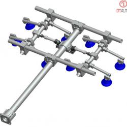 Robotic end of arm tooling: double blank detecting eoat