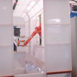 Robotic powder spraying device