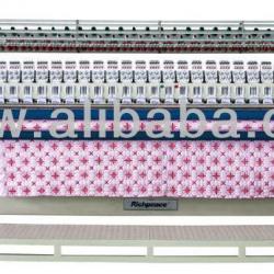 Roll-to-roll-embroidery machine