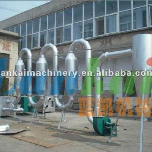 rotary dryer with 300-400kg/h capacity, sawdust drying machine, wood powder drying machine