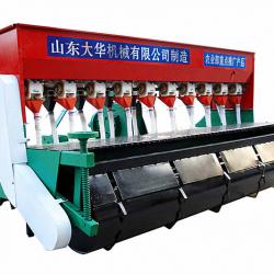 Rotary tillage fertilizing and seeding machine