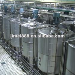 Round high emulsification tank for filling machine