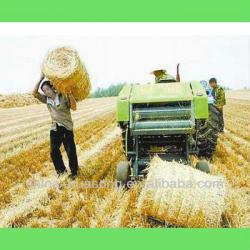 Round straw baling machine/baler machine