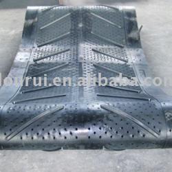 Rubber belt for shot blasting machine