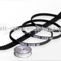 rubber or black neoprene timing belt