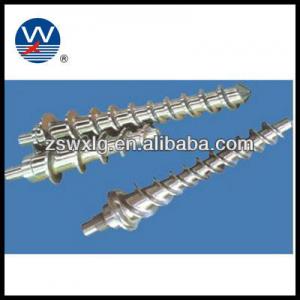 Rubber screw barrel for hot/cold feed rubber extruder