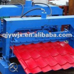 Russian Arc Bias Metal Glazed Roof Tile Roll Forming Machine