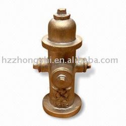 sand copper cast part