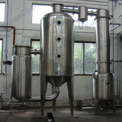 Sanitary Single Effect External Circulation Vacuum Concentrate equipment/system