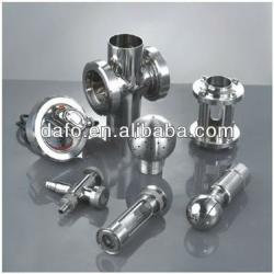 Sanitary stainless steel CIP rotary spray ball