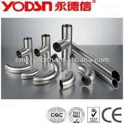 Sanitary stainless steel din elbow