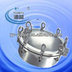 sanitary stainless steel pressure manhole cover/manway door/for dairy industry