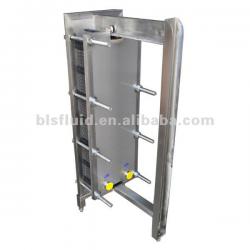 Sanitary stainless steel steam plate heat exchanger (BLS)