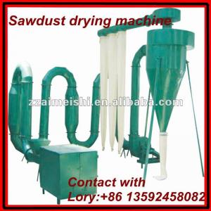 Saw dust dryer for producing wood pellets