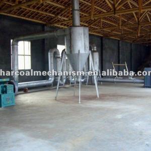 saw dust drying for wood briquette production line