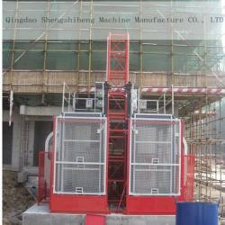 SC200/200 general hoist twin cage construction hoist