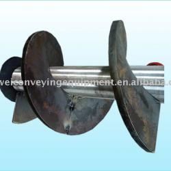 screw flight/helical flight/screw blade/spiral blade/helicoid flight/auger flight