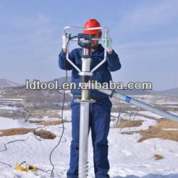 screw pile driver for ground screw